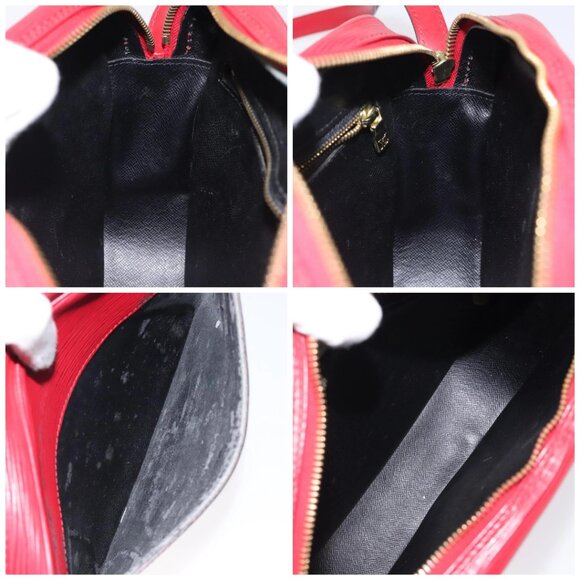 LOUIS VUITTON Epi Jeune Fille MM Shoulder Bag Red M52157 LV Auth 119841 - Picture 16 of 16